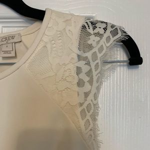 JCrew- size 2: off white dress loose fit